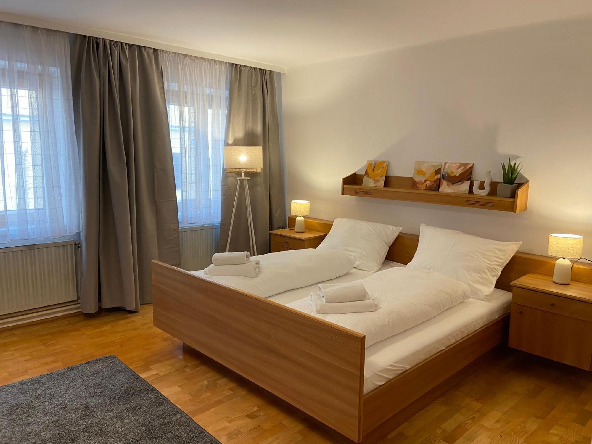 Zentrale Wohnung Gmunden Alte Baeckerei Buitenkant foto